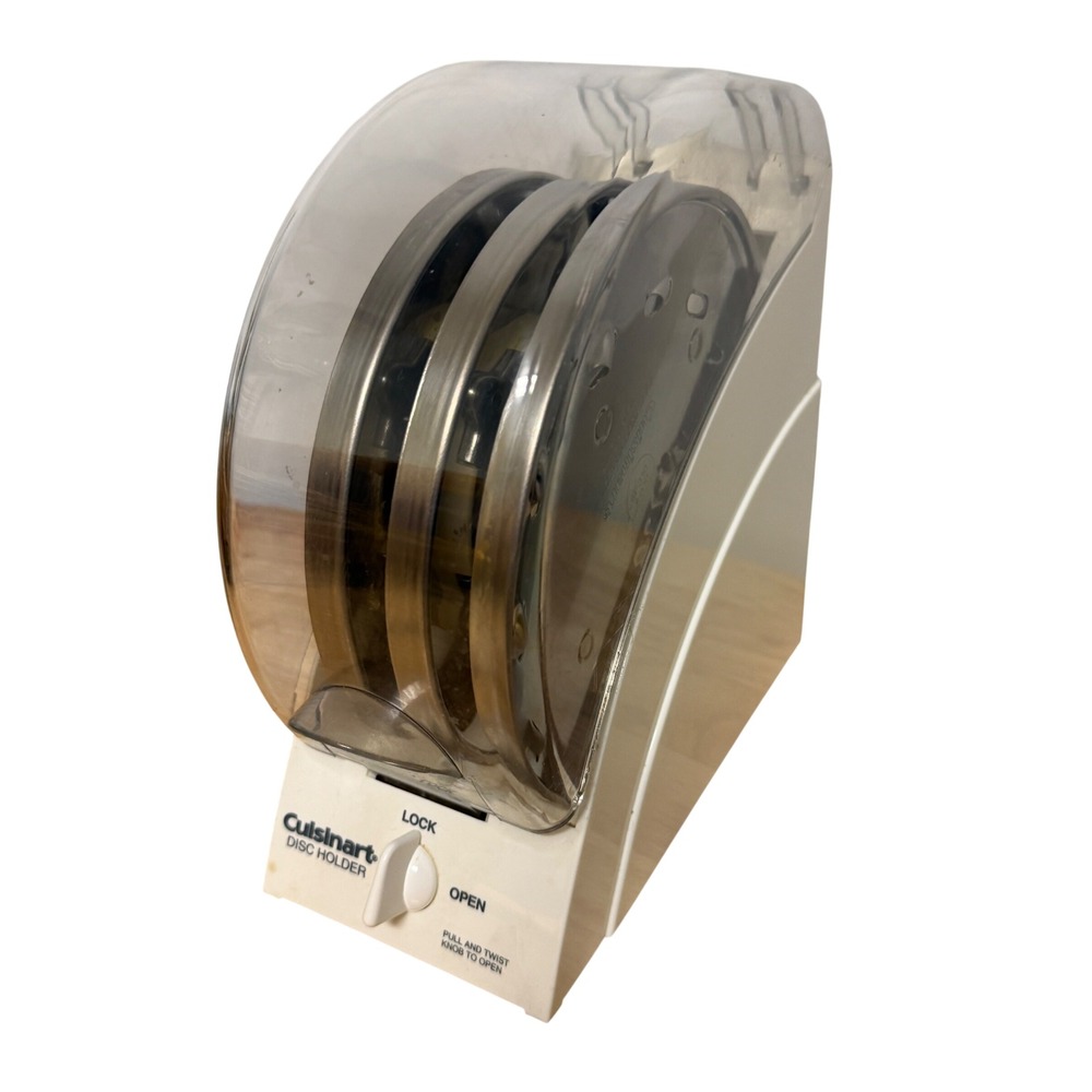 Cuisinart Disc Holder 3 Slicing & Shredding Discs DLC-8 DLC-10 Food Processor